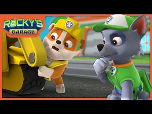 Rubble's Scoop & More! - Rocky's Garage - PAW Patrol Compilation - Cartoons for Kids