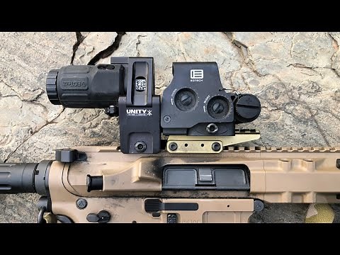 Unity Tactical FAST Optic Riser & FTC Magnifier Mount