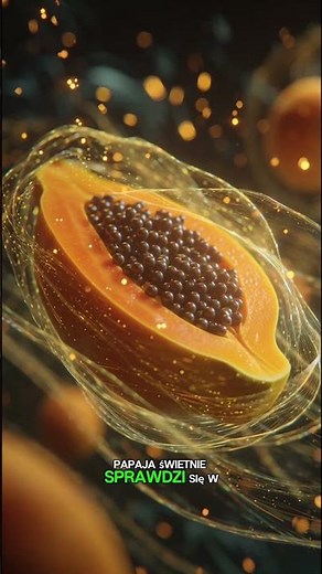 Papaja – owoc słońca i dobrego trawienia! 🥭 Dlaczego warto jeść ją codziennie? #papaja #owoce