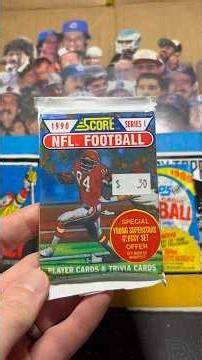 1990 Score Football series 1 #footballcards #packopening #nflcards #junkwax #score