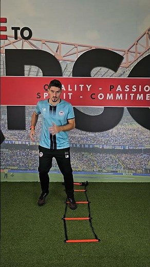 Coordination & Agility Drill | Speed Ladder In-&-Out Footwork