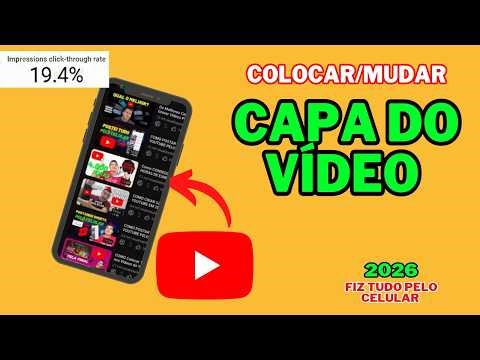 How to add a cover to a YouTube video using your cell phone 2026