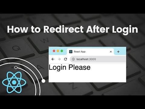 How to perform automatic redirect after login | React Tutorial