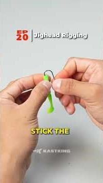 🎣 Welcome to KastKing 1-Minute Fishing Tips! ⏱️ Ep. 20: Two Ways to Rig a Jighead.