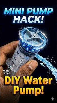 How To Make Water Pump From DC Motor At Home #technicalhritick #diy #waterpump