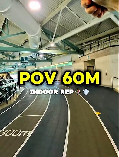 POV: 60m Sprint 👟 SPIKES Test Prep?! #TrackLife #POV