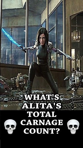 🤖⚔ What's Alita's total carnage count in the 2019 film Alita: Battle Angel❓