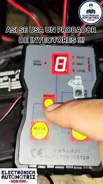 THIS IS HOW YOU USE AN INJECTOR TESTER!!! #automotiveelectronics #automobile