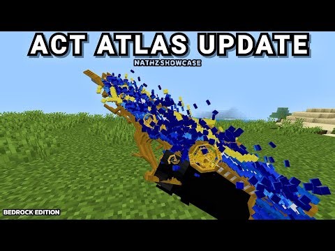Act Atlas Beta New update | gun addon | bedrock edition mcpe | 1.21.100-114+ | Nathz Showcase