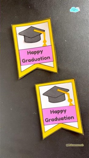 Preschool Graduation Day Craft 🎓 | Cute Take-Away Craft for Kids #craft #shorts #craftideas #viral