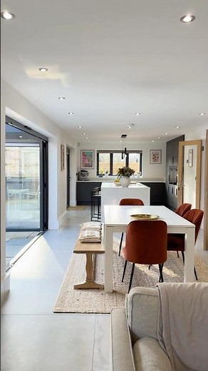 A beautifully renovated five-bedroom in Charing with a spectacular open-plan living space.
