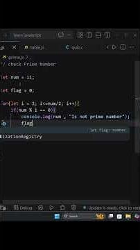 JavaScript part 30 🤯😵 prime number 🤔 || what is prime number || check prime number program