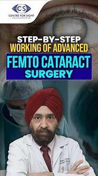 What Is Femtosecond Laser-Assisted Cataract Surgery? | Dr Mahipal S Sachdev | Centre For Sight