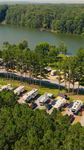 Stay for the sunsets, return for the peace and quiet. The RV sites at Twin Creeks are more than just a parking spot—they’re your home base for adventure. #lake #marina #timsfordlake #tnlakelife #lakeliving | Twin Creeks Marina and Resort
