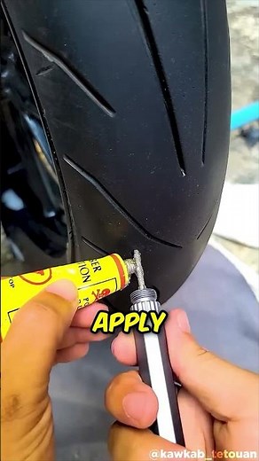How To Fix a Punctured Tire 😱