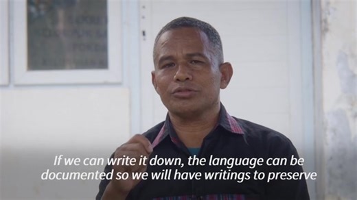 Indigenous Indonesians use Korean letters to save dialect. On Buton Island in eastern Indonesia, schoolchildren are using Korean Hangul script to learn their indigenous Cia-Cia tongue. The language of the Cia-Cia ethnic group has no written form, and the syllable-based tongue does not readily translate to the Latin alphabet often used to transcribe Indonesia's national language. | AFP News Agency