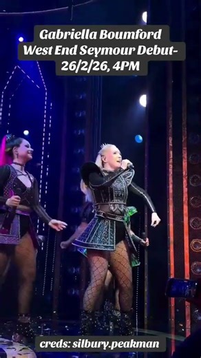 pewter costume on the west end?! yes please!! 🩶👑 #musicaltheatre #sixthemusical