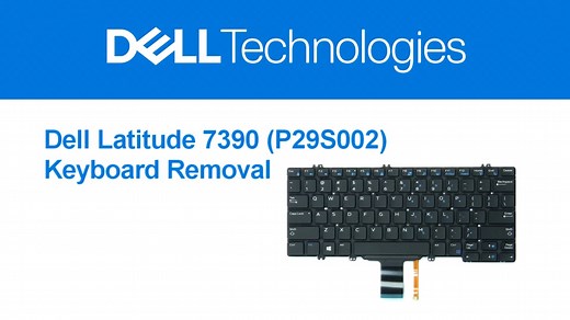 How to replace the Keyboard in your Dell LATITUDE 7390