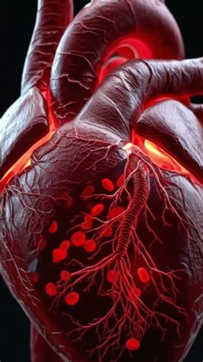 ❤️ Heart Beating Animation | Dehydration Affects Heart ❤️ || #shorts
