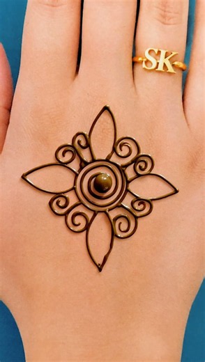 Beginner Mehndi Design, Mandala Mehndi Design, Round Mehndi Design, Floral Mehndi Design,