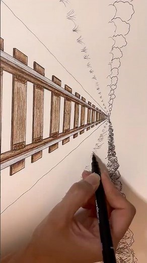 🤯 12 SECONDS: The Perfect Perspective Illusion! (Rail Track Time-Lapse)