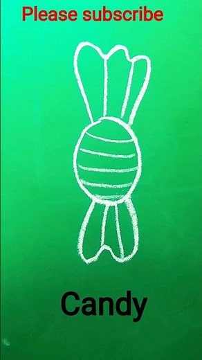 How to Draw a Cute Candy 🍬 | Easy Candy Drawing #shorts #teamcrazyy #art
