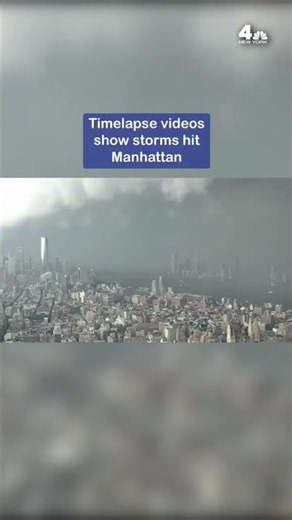 WATCH: Time lapse videos show powerful storms roll into NYC | NBC New York