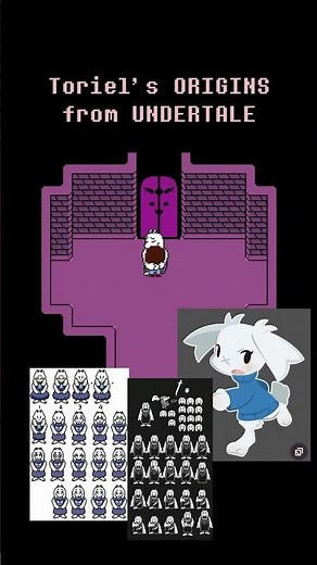 Toriel's ORIGINS from UNDERTALE? #undertale #deltarune #toriel #tobyfox #sans #papyrus #frisk #kris