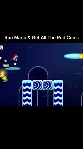 Run Mario Get All The Red Coins! #mario #nintendo #retrogaming