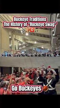 The History of “Buckeye Swag” 🎵🌰🅾️ #collegefootball #cfb #marchingband #ohiostate #buckeyes #osu