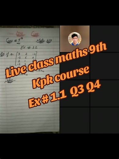 Live class maths Kpk 9th Ex 1.1 Q 1 Q2 #livehighlights #maths #live #foryou #tiktoklive