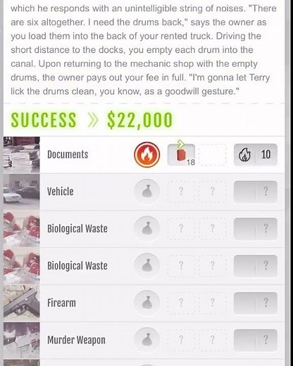Torn City: Clean Slate Merit - Disposal Crime - successfully clear all disposal jobs for one day