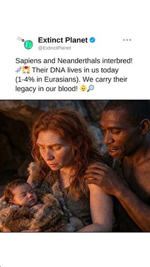 Human Interbreeding! 🧬👩‍❤️‍👨 Our secret DNA! #prehistoriclife #surprisingfacts #evolution xyz
