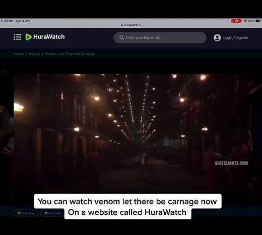 Watch Venom: Let There Be Carnage on HuraWatch