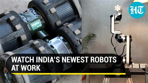 Watch India’s newest robots at work