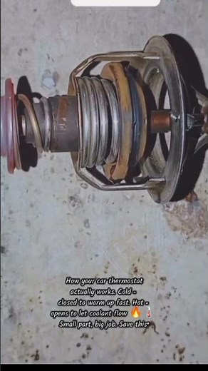 How Car Thermostat Works Inside Engine #CarMaintenance #Thermostat #AutoRepair #Engine101