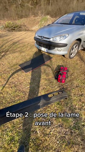 Etape 2 de la preparation de la 206 s16 #foryou #fyp #fypシ #pourtoi #rallye #voiture #cars #foryourpage #peugeot206 #peugeotsport #tuto #makita #facom