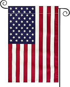 American Flag USA Garden Flag 12 x 18 - Patriotic Double Sided Small Flags for Yard