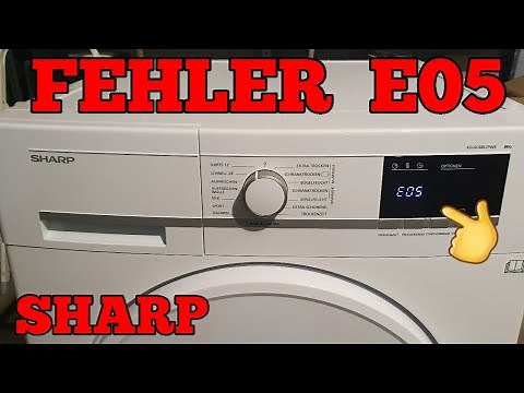 Error message E05 Error code E05 Dryer SHARP DRYER