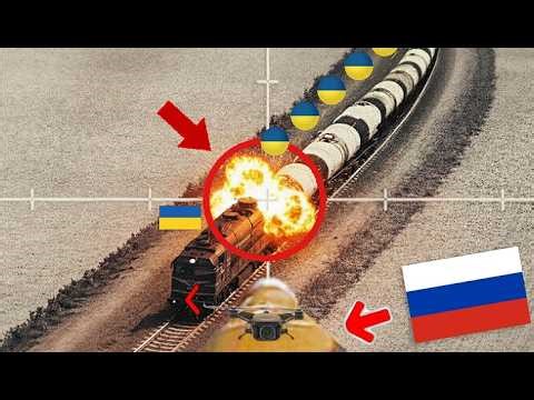 Russian FPV Destroys Ukrainian Train Mid Mission — Shocking Frontline Footage