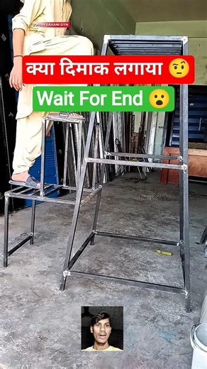 Strong Foldable Metal Furniture | Heavy Duty Space Saving #shorts #furniture #metal