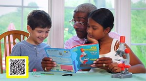 Wow in The World Kids’ Microscope & Biology Kit, Up to 720x Magnification, LED Illumination, Prepared & Blank Slides, Companion Audio Content, Beginner Science Gift for Ages 6+ by Thames & Kosmos