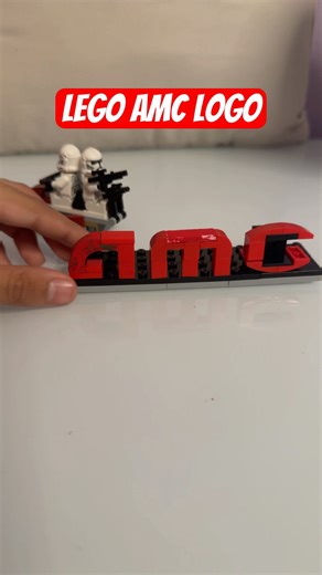 Lego AMC logo (With Clone troopers 🙃) #legomoc #amc #fyp