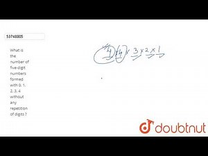 What is the number of five-digit numbers formed with 0, 1, 2, 3, 4 without any repetition of digits