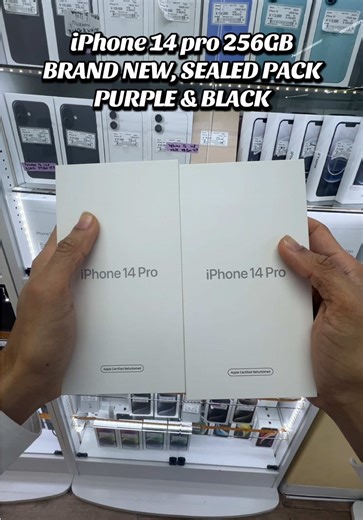 iPhone 14 pro 256GB BRAND NEW, SEALED PACK PURPLE & BLACK