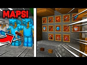 PvP Texture Pack Showcase Maps!! Top 3 Pack Showcase Maps for MCPE!!