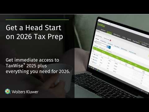 Get a Head Start on 2026 Tax Prep with TaxWise®