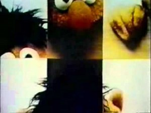 Classic Sesame Street - Ernie Puzzle with Synth Sound Effects.