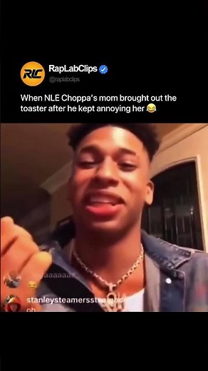 NLE Choppa’s Mom Really Pulled Up With A Toaster 😭