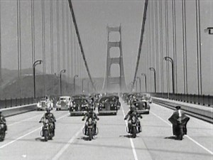 #TBT to opening day of the Golden Gate Bridge on May 26, 1937. Did you know the Golden Gate Bridge cost $35 million (in 1937 dollars) to build and was finished ahead of schedule and under budget. Good luck making that happen today. Check out 16 other facts you probably didn't know about the Golden Gate Bridge here: http://bit.ly/1TLdPAy | SFGATE
